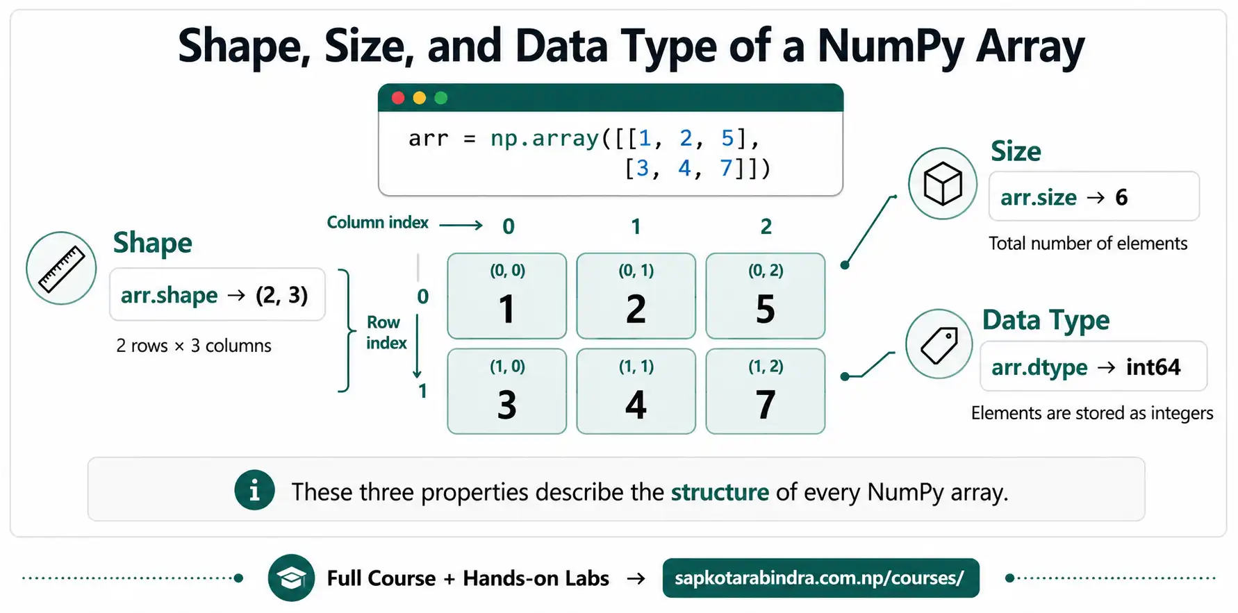 NumPy Array Properties